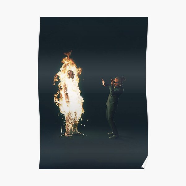 Metro Boomin - Heroes & Villains (WITHOUT CAPTION) Poster RB2607 product Offical metro boomin Merch