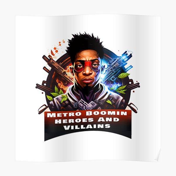 Metro Boomin Heroes And Villains Poster RB2607 product Offical metro boomin Merch