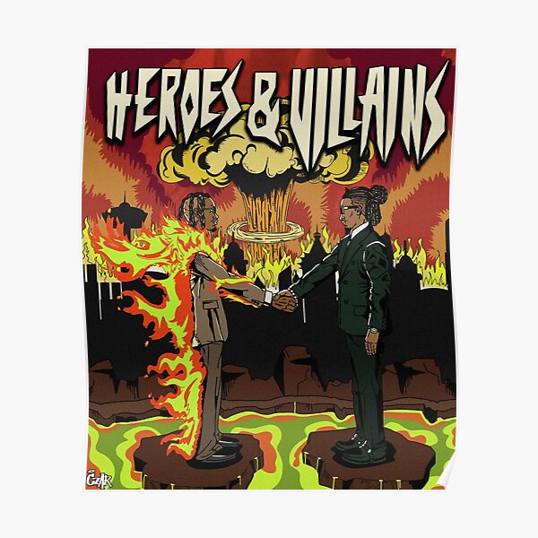 Metro Boomin Heroes and Villains Poster RB2607 product Offical metro boomin Merch