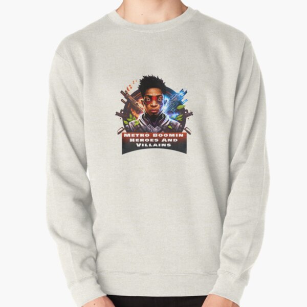 Metro Boomin Heroes And Villains Pullover Sweatshirt RB2607 product Offical metro boomin Merch