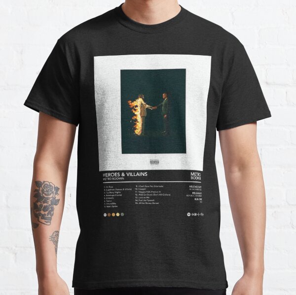 Metro Boomin - Heroes and Villains | Metro Boomin Album Classic T-Shirt RB2607 product Offical metro boomin Merch