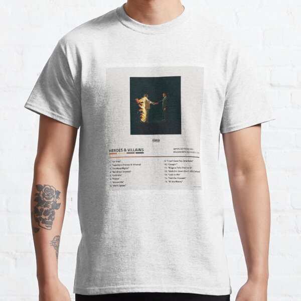 Metro Boomin, Heroes and Villains, Metro Boomin Album 2 Classic T-Shirt RB2607 product Offical metro boomin Merch
