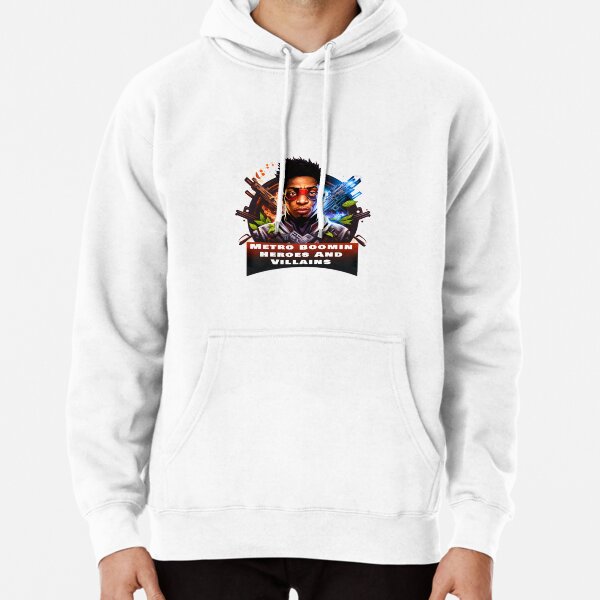 Metro Boomin Heroes And Villains Pullover Hoodie RB2607 product Offical metro boomin Merch