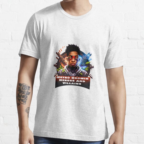Metro Boomin Heroes And Villains Essential T-Shirt RB2607 product Offical metro boomin Merch