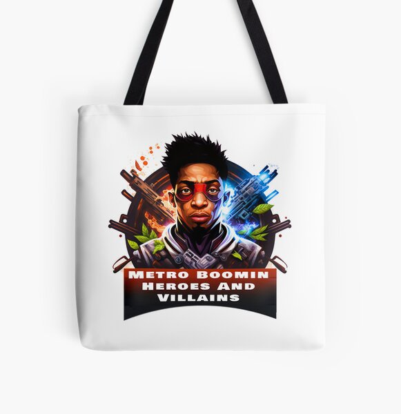 Metro Boomin Heroes And Villains All Over Print Tote Bag RB2607 product Offical metro boomin Merch