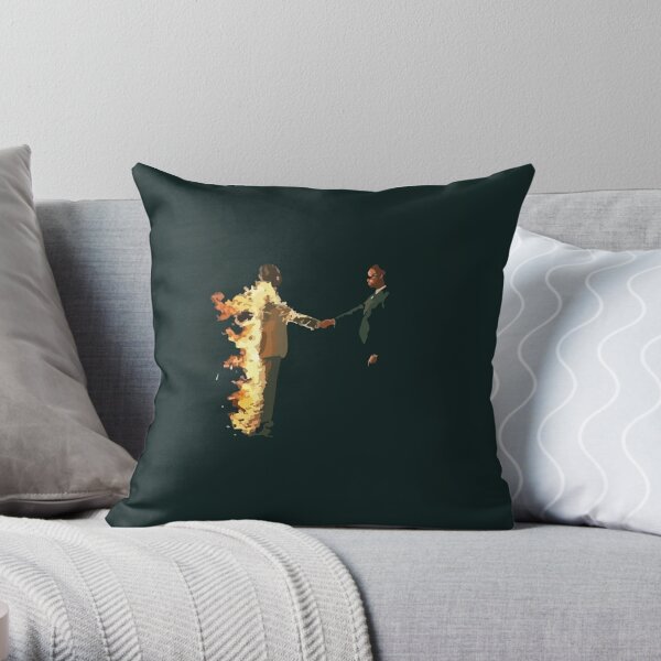 Metro Boomin Heroes and Villains Album Graphic Throw Pillow RB2607 product Offical metro boomin Merch