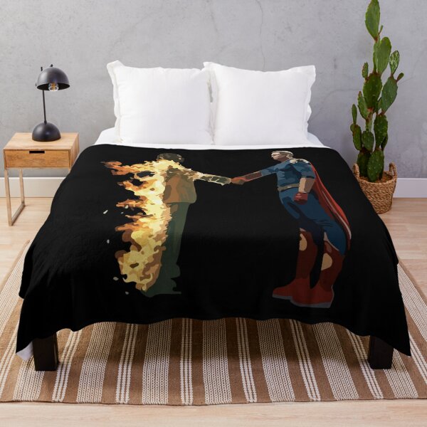 Heroes & Villains, Metro Boomin, Metro Boomin Heroes and Villains, Metro Boomin Homelander On Time Heroes and Villains Album Cover Poster Throw Blanket RB2607 product Offical metro boomin Merch