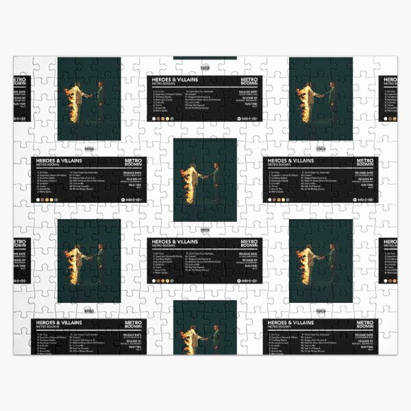 Metro Boomin - Heroes and Villains | Metro Boomin Album Jigsaw Puzzle RB2607 product Offical metro boomin Merch