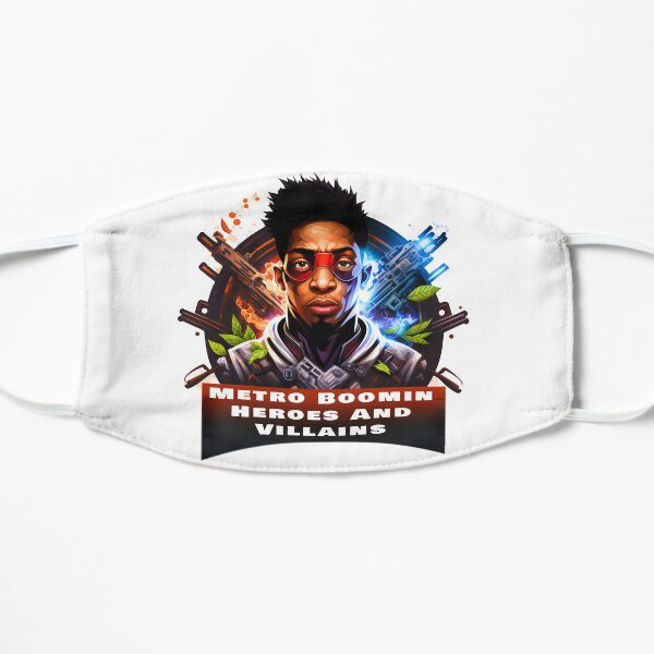 Metro Boomin Heroes And Villains Flat Mask RB2607 product Offical metro boomin Merch